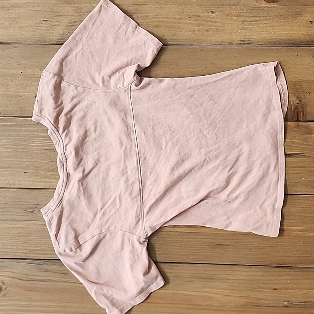 Express Pink Rouched Shirt - Picture 5 of 5